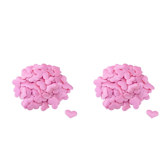2 Decorations Silk Flower Confetti Bride