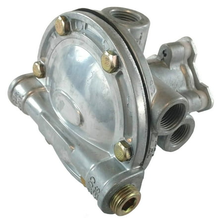 2 Delivery Port Tractor Trailer Service Relay Brake Valve - 3/8 Inch - 1/2 Inch NPT - Nipple Mount