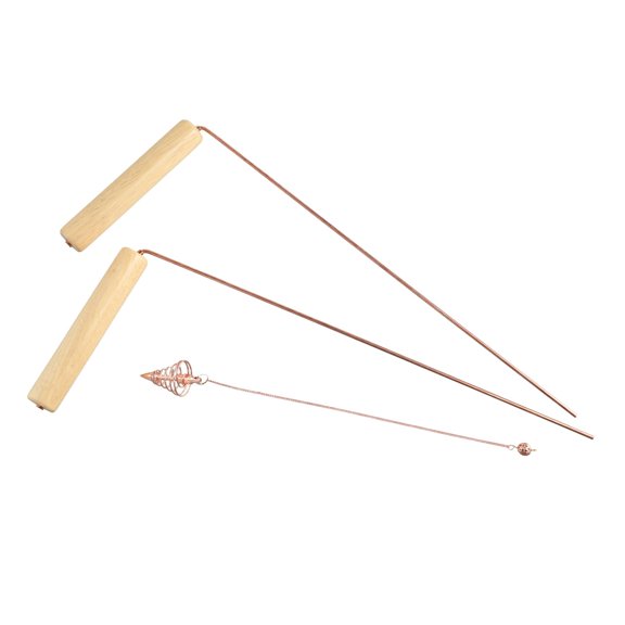 2 Detector Rod Copper Probe For Water Treasure Finding Metal Probing Tool
