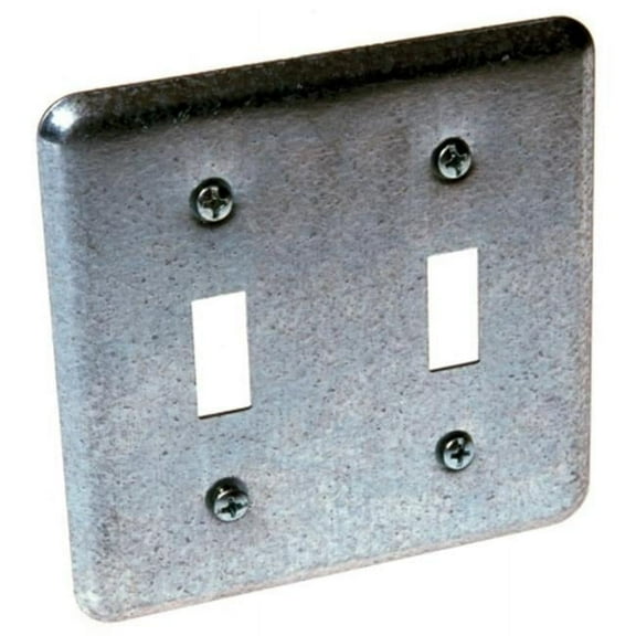 2 Device Switch Box Cover With 2 Toggles