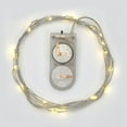 thumbnail image 1 of 2 Dew Drop Mini LED Lights 70" White and Yellow (Set of 2), 1 of 1