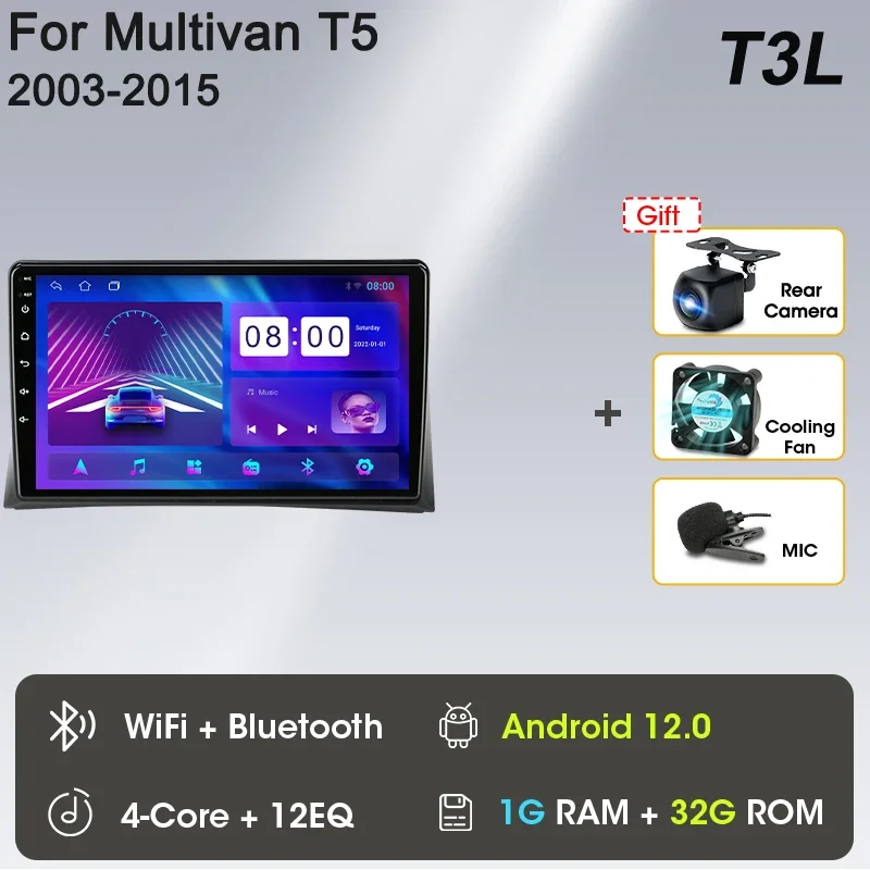 M.I.C. AVT7-lite Android 12 Autoradio Mit Navi RK3566 2G+32G Ersatz Für