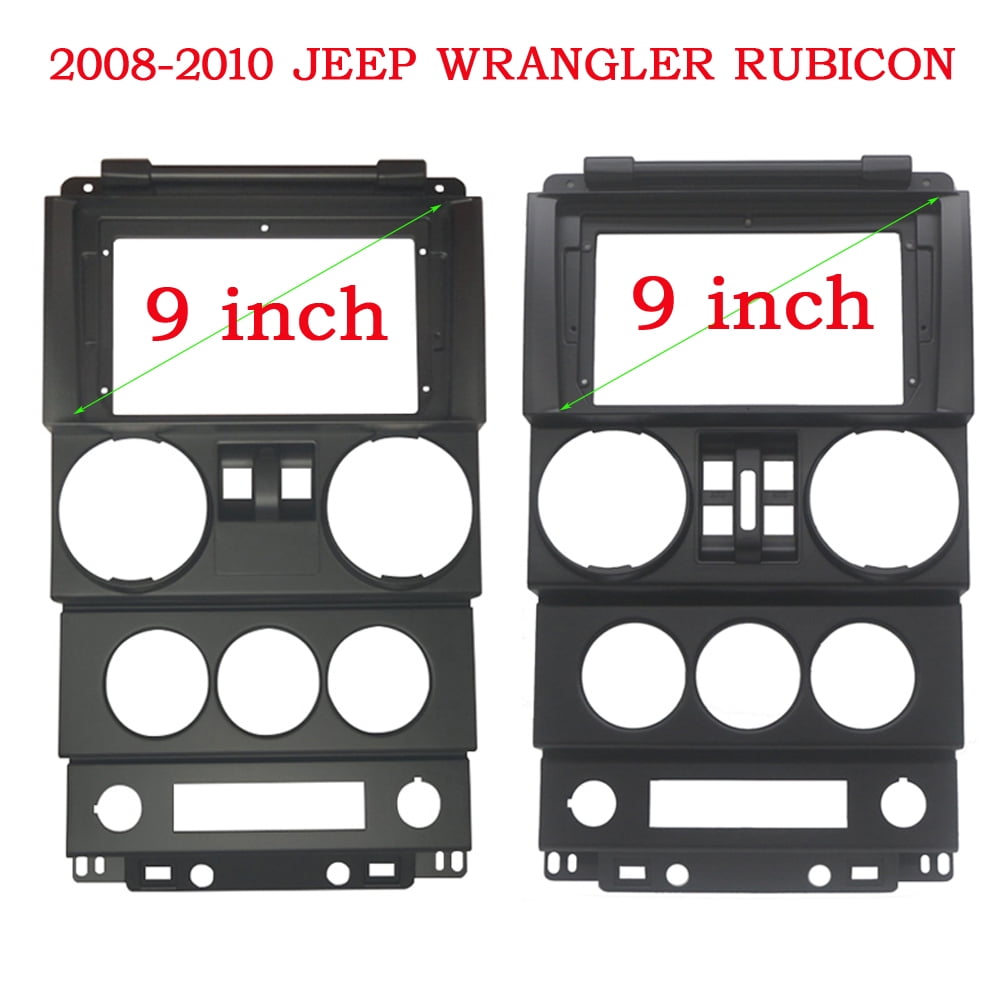 2 Din Android Head Unit Car Radio Frame Kit For JEEP Wrangler 2008 2009