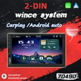 thumbnail image 1 of 2 Din Car Stereo 7" Touch Screen Multimedia Player for Car Play MP5 with Rear View Camera/Android Auto/Autoradio/IOS/Bluetooth/USB/TF, 1 of 11