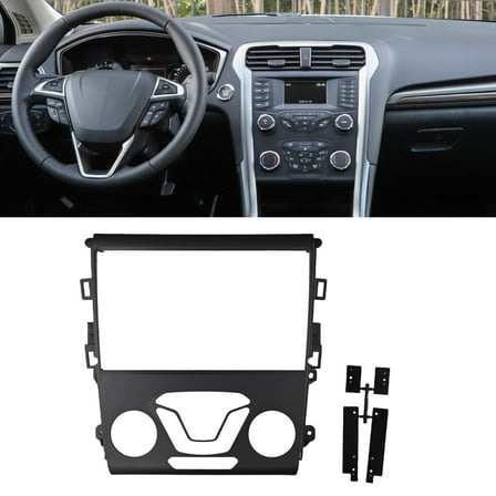 2-Din Car Stereo Radio Fascia Dash Panel Frame For Ford Fusion For Mondeo 2013-2018 Replace Automobiles Parts