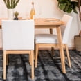 thumbnail image 1 of 2 Dining Chair Collection - Comfort And Style. Beige Fabric Seat, Stable Rubberwood Legs. 22.88"d X 17.8"w 33.4"h. 300 Lbs Weight Capacity. Assembly Needed Of 2 Chairs, Fabric, Comfort, 33.4, 1 of 6
