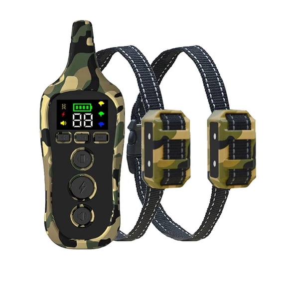 2-Dog Remote Training Collar, 880 Ultrasonic Automatic Bark Collar for Two Dogs