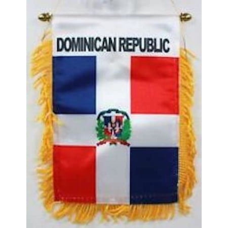 2 Dominican Republic Mini Flag, Republica Dominicana Flag
