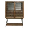thumbnail image 1 of 2-Door Bar Cabinet w/ Storage Drawers in Brown Wood Finish by Pulaski Furniture, 1 of 8