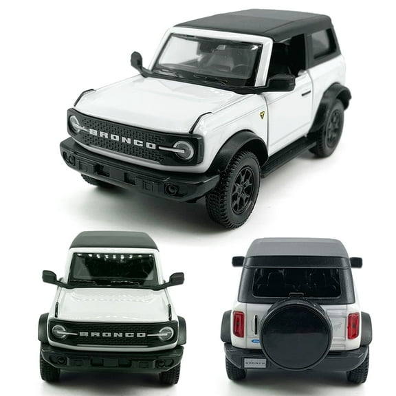 VIIGER 1/36 Scale 2-Door Bronco Toy Car Model Diecast Metal Pull Back Vehicle Kids Toys Boys Gifts 1 Pack