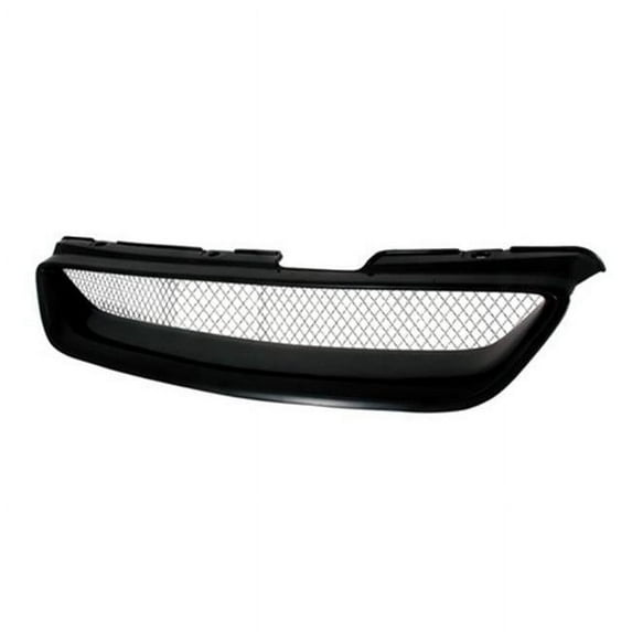 2 Door Front Hood Grille Type R for 98 to 02 Honda Accord, Black - 5 x 18 x 33 in.
