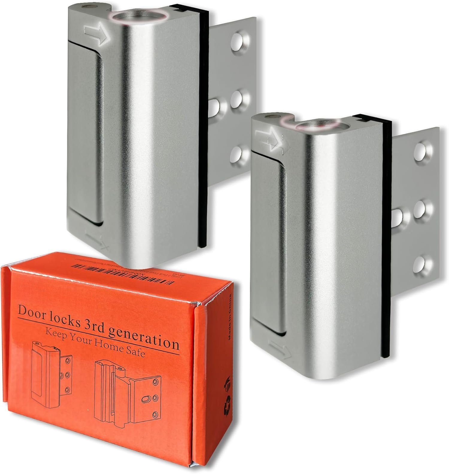 2 Door Locks (2025 Model 3rd-Generation) for Safety, Reinforcement Lock ...