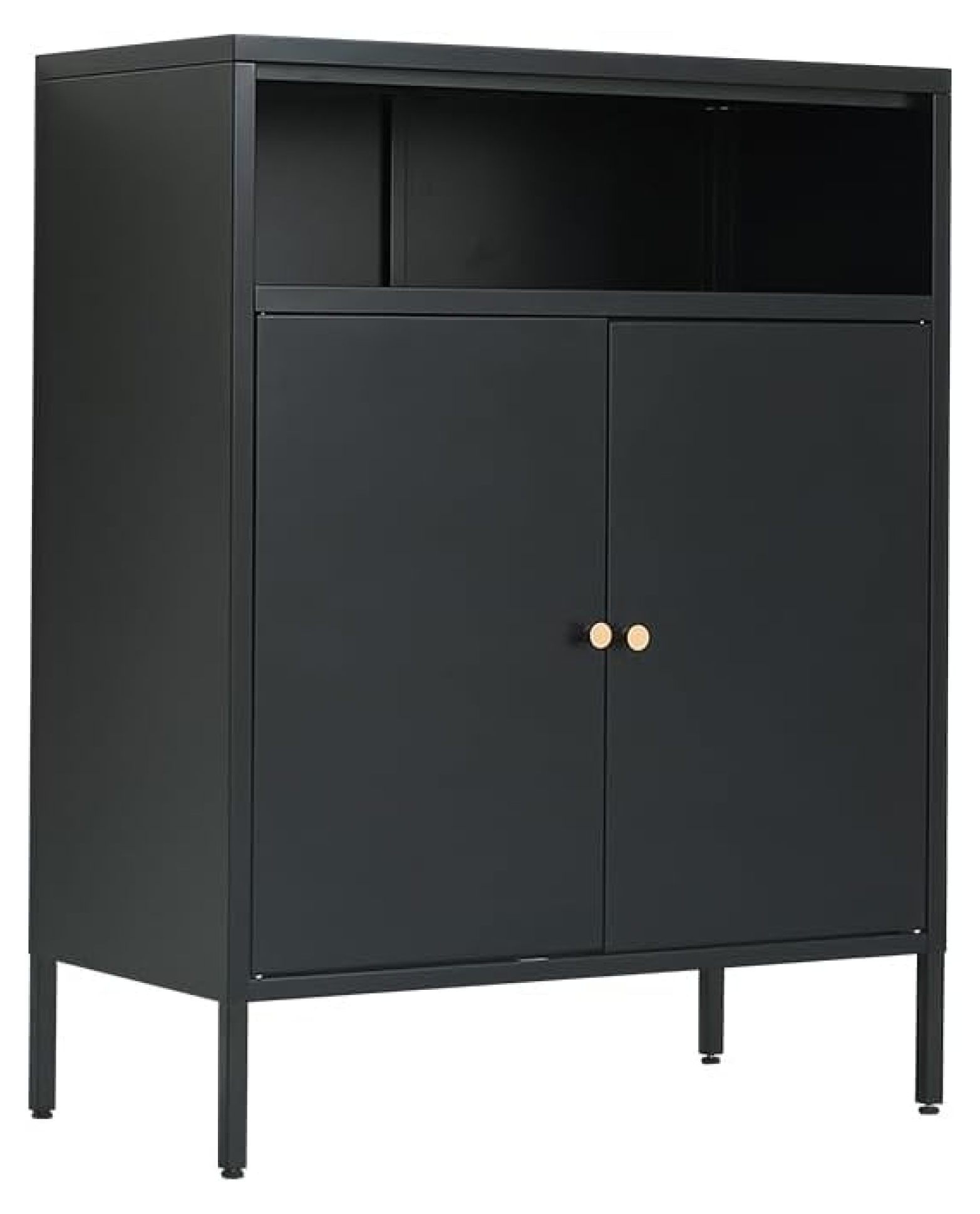 2 Door Metal Storage Accent for Bed Room,Living Room,Home,Hotel