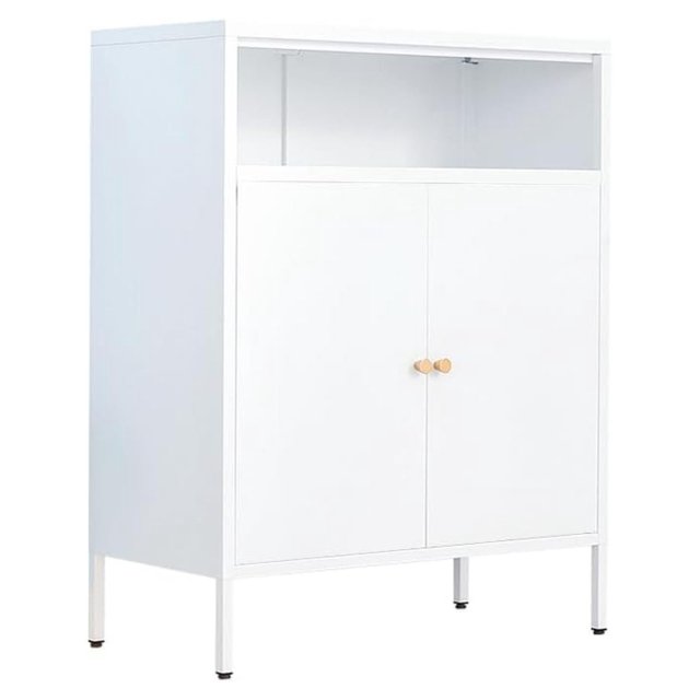 2 Door Metal Storage Accent for Bed Room,Living Room,Home,Hotel