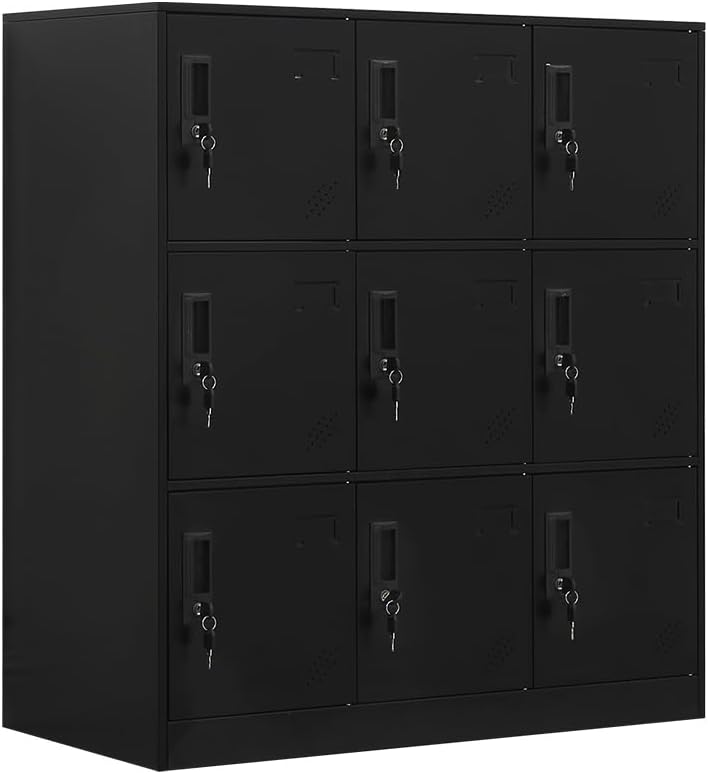 2 Door Vertical Stackable Storage Cabinet with Locking Doors Shelves ...