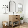 thumbnail image 1 of 2 Drawer 30 Inch Bathroom Vanity, Freestanding Model, Soft Closing, Metal Handle, Plywood - Modern Twinkle 30" Drawers, Decoration, 1 of 6