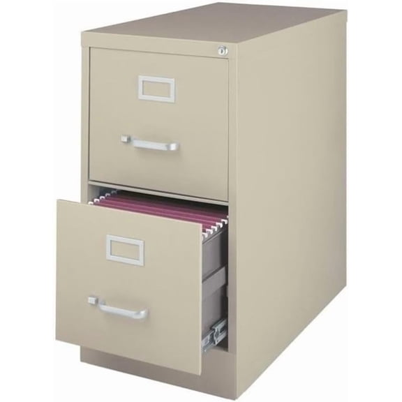 2-Drawer Commercial Letter Size File Cabinet Finish: Putty