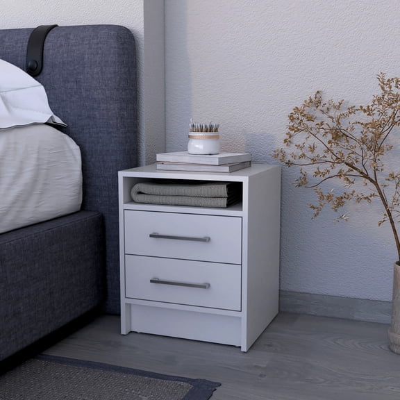 2-Drawer Design / Bedroom Decor Fit / Store Everyday Items