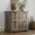 thumbnail image 1 of 2-Drawer Farmhouse Lateral File Cabinet - 30" Wood Filing Storage for A4/Letter/Legal Documents, Home Office Use, 1 of 7