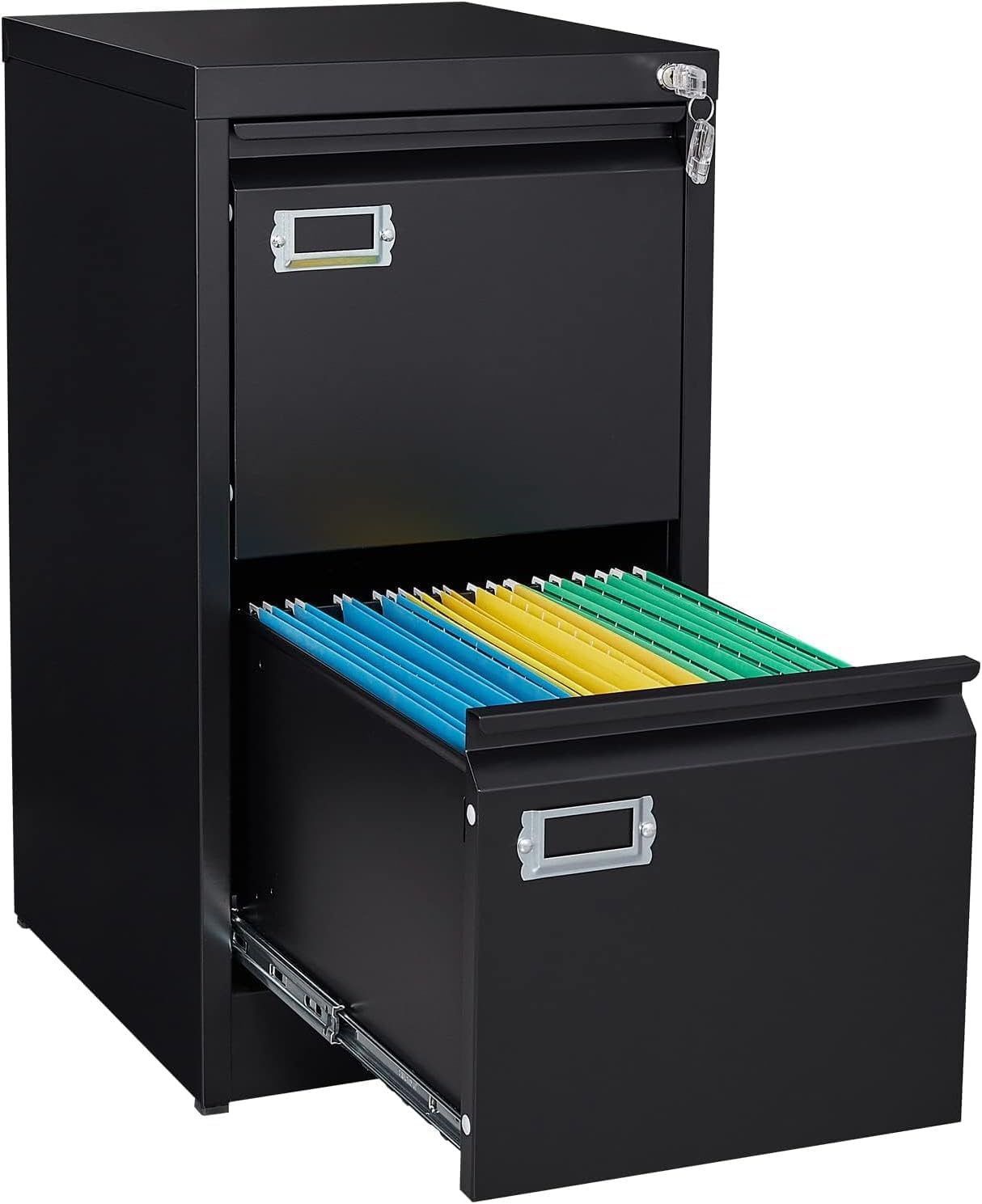 2 Drawer File Metal File with Lock,Vertical