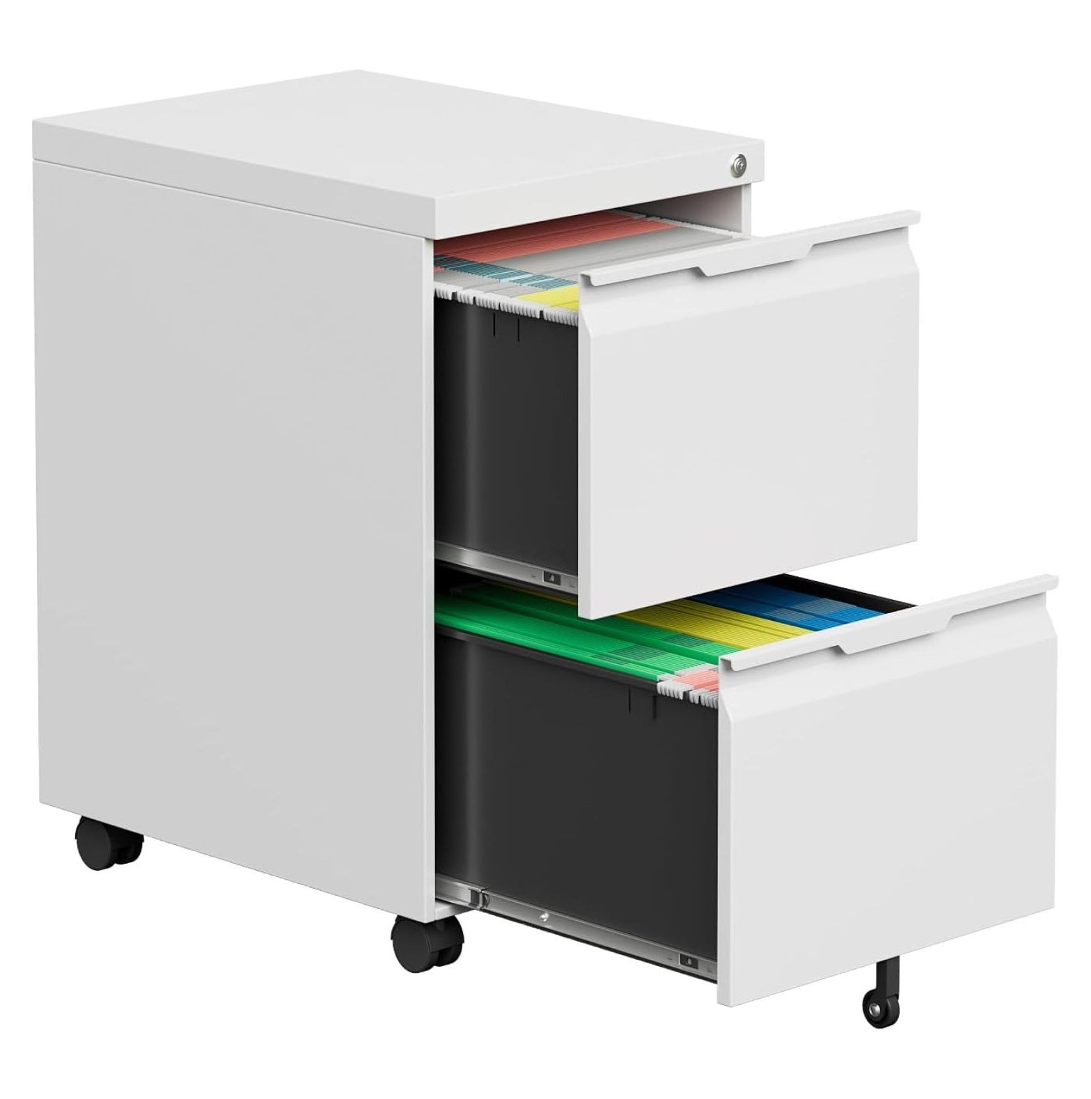 2 Drawer File with Lock,Filing for Home Office,Small