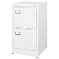 2 Drawer File with Lock Metal Vertical Filing Office