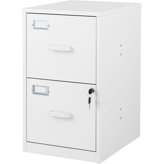 2 Drawer File Cabinet with Lock Vertical Filing Storage Office Home Steel Vertical File Cabinets for Letter Size File Cabinet Locked,Assembly Required