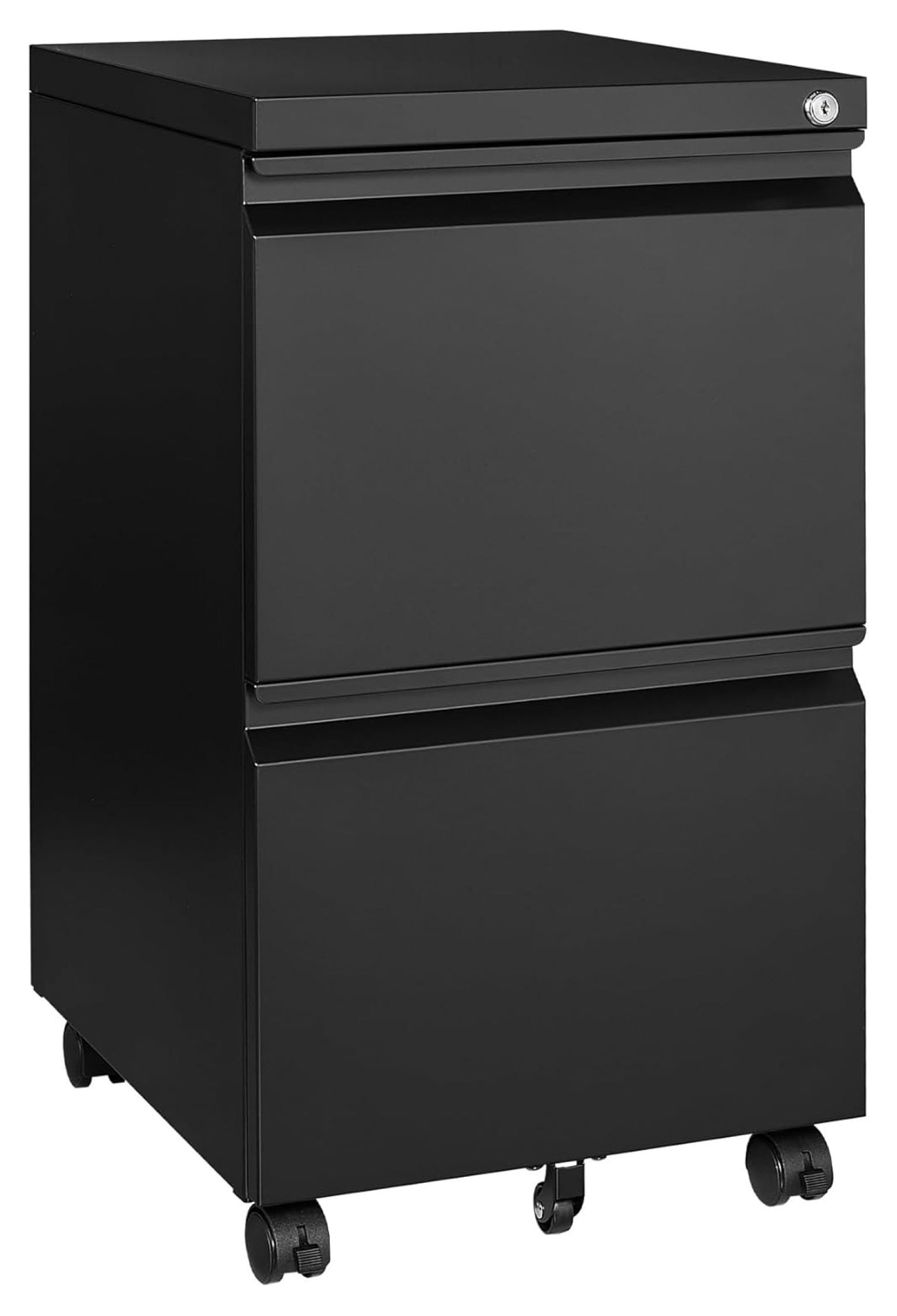 2 Drawer File On Wheels Mobile File with Lock File