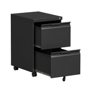 Susany Mobile File Cabinet With Drawer And Door - Home Office Storage - Concrete Grey - 45x38x54 Cm - Engineered Wood