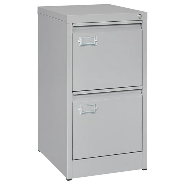 2 Drawer File with Lock,Metal Office Small Filing for