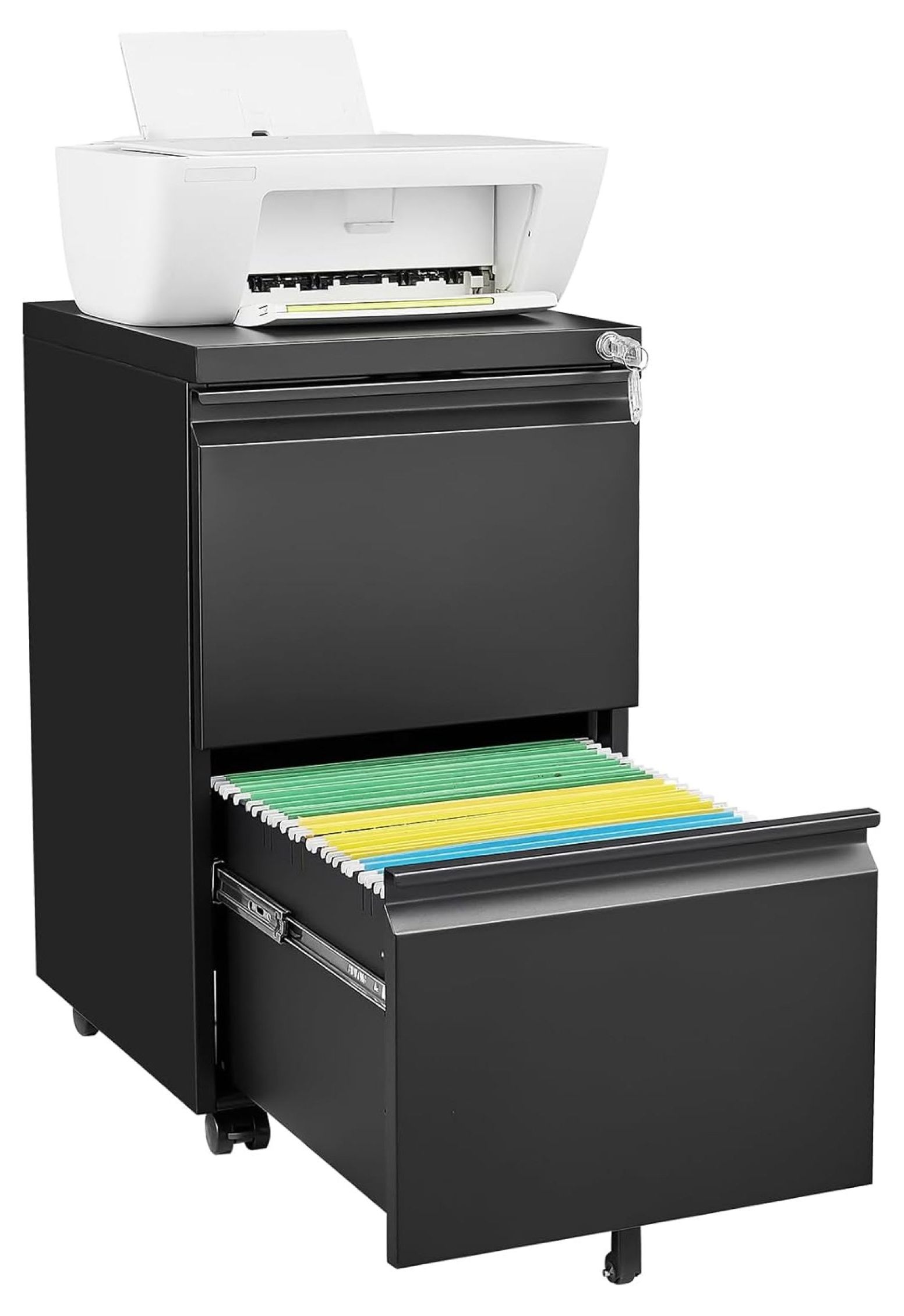 2 Drawer Filing File Desk Storage