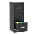 thumbnail image 1 of 2 Drawer Lateral File Cabinet with Lock, Metal Lateral Filing Cabinet for Home Office, Steel Wide Horizontal Filing Cabinets for Letter/Legal/A4/F4 Hanging Files (Black), 1 of 12