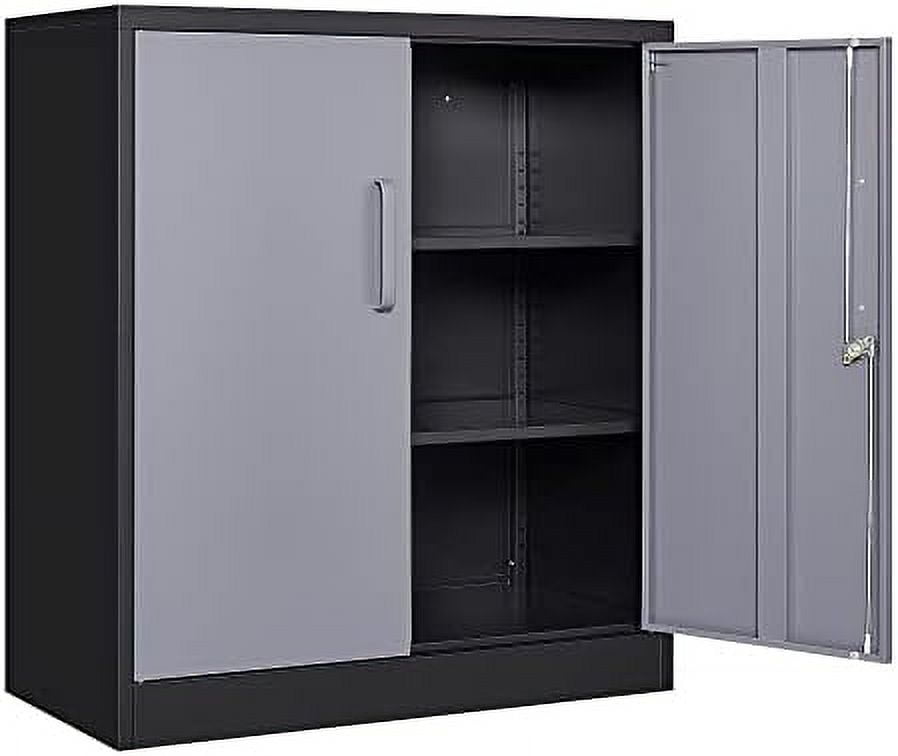 2 Drawer Lateral File Metal with Drawers Locking File