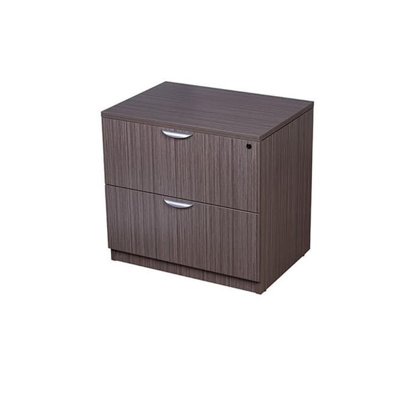 2-Drawer Lateral File, Drift Wood