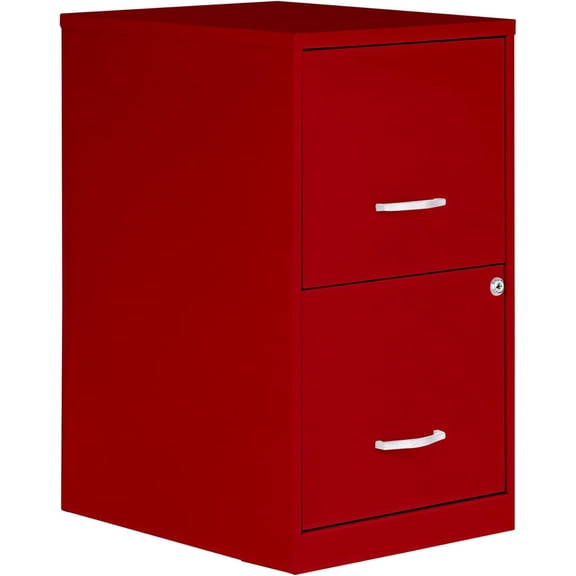 2 Drawer Locking Filing Cabinet | Pre-Assembled Steel Construction | Space-Saving Design is Perfect for Home and Small Office | Letter-Size | Assembled in North America