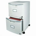 thumbnail image 1 of 2-Drawer Mobile Filing Cabinet  14-3/4w x 18-1/4d x 26h  Light Gray, 1 of 1