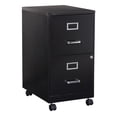 thumbnail image 1 of 2 Drawer Mobile Locking Metal File Cabinet in Black, 1 of 10