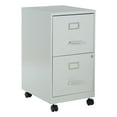 thumbnail image 1 of 2 Drawer Mobile Locking Metal File Cabinet in Gray, 1 of 10