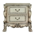 thumbnail image 1 of 2 Drawer Nightstand In Gold And For Bedroom Enhancement Organization Wood With Drawers Decoration, 1 of 2