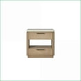 thumbnail image 1 of 2 Drawer Nightstand with Rope Fronts & USB Charging Port, 1 of 5