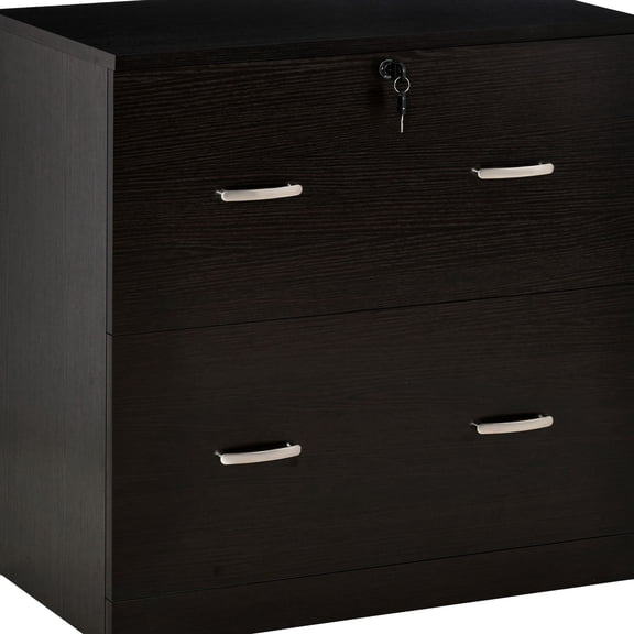 2-Drawer Office File Cabinet with Lock and Keys / Protects Legal Documents in Home Office