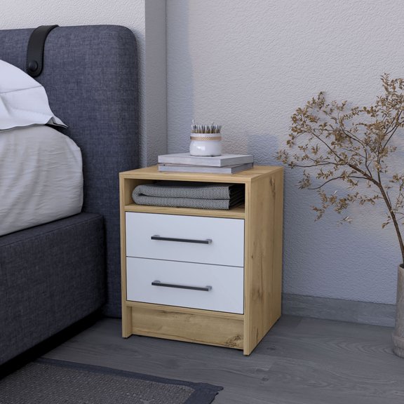 2-Drawer Open Nightstand / Bedroom Decor Idea / Organize Bedroom Items
