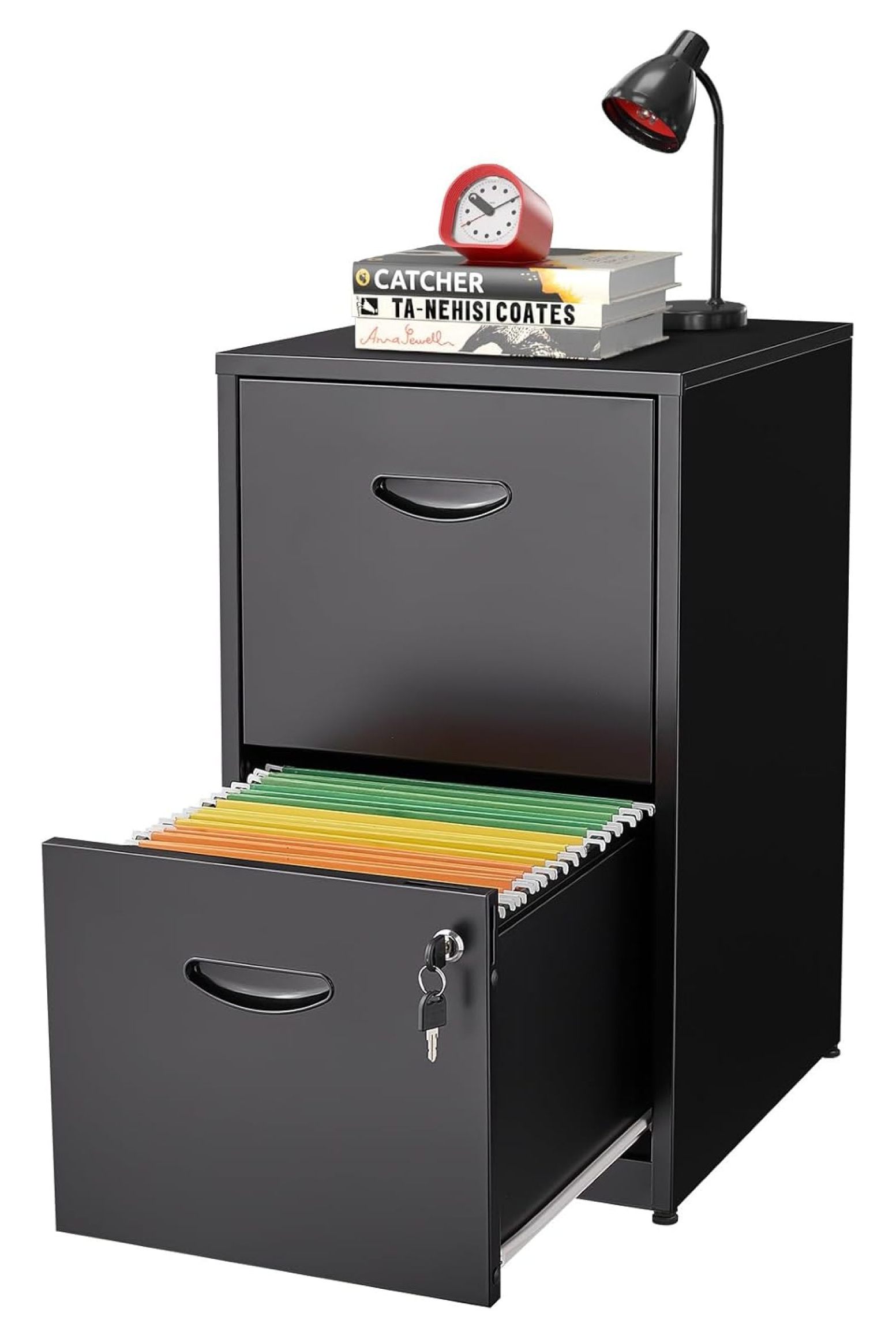 2 Drawer Vertical File Metal File with Lock