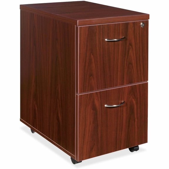 2 Drawers Vertical Wood Composite Lockable Filing Cabinet,