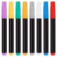 thumbnail image 1 of Under $2 Dry Erase Markers, 8-Color Acrylic Markers - Erasable Liquid Chalk Pens for Glass & Whiteboards, 10Ml Each, Diy Art Set, Whiteboard Markers, Blue, by Goohae, 1 of 7