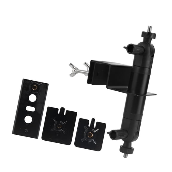 2. Dual-Pivot Outdoor Security Bracket with Full-Range Motion Detection, Heavy Duty Gutter Mount for Solar Cameras