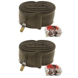 2 Duro Tubes 24 x 2.125/2.35/2.40 33mm Standard American Valve. Set