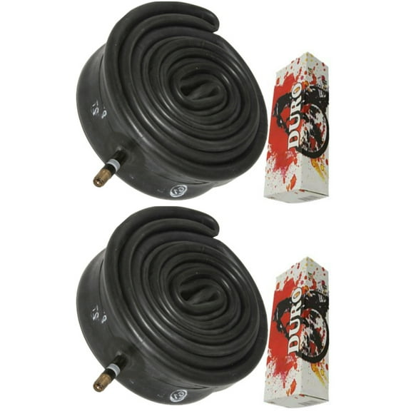 2 Duro Tubes 26" x 2.125"/2.35"/2.40 33mm Thorn Resistant American Valve. Set of Tube. Pair of Tubes. Two Tubes.