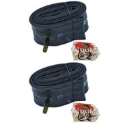 2 Duro Tubes 26" x 2.125"/2.5"/2.40" 33mm Standard American Valve. Set of Tube. Pair of Tubes. Two Tubes.