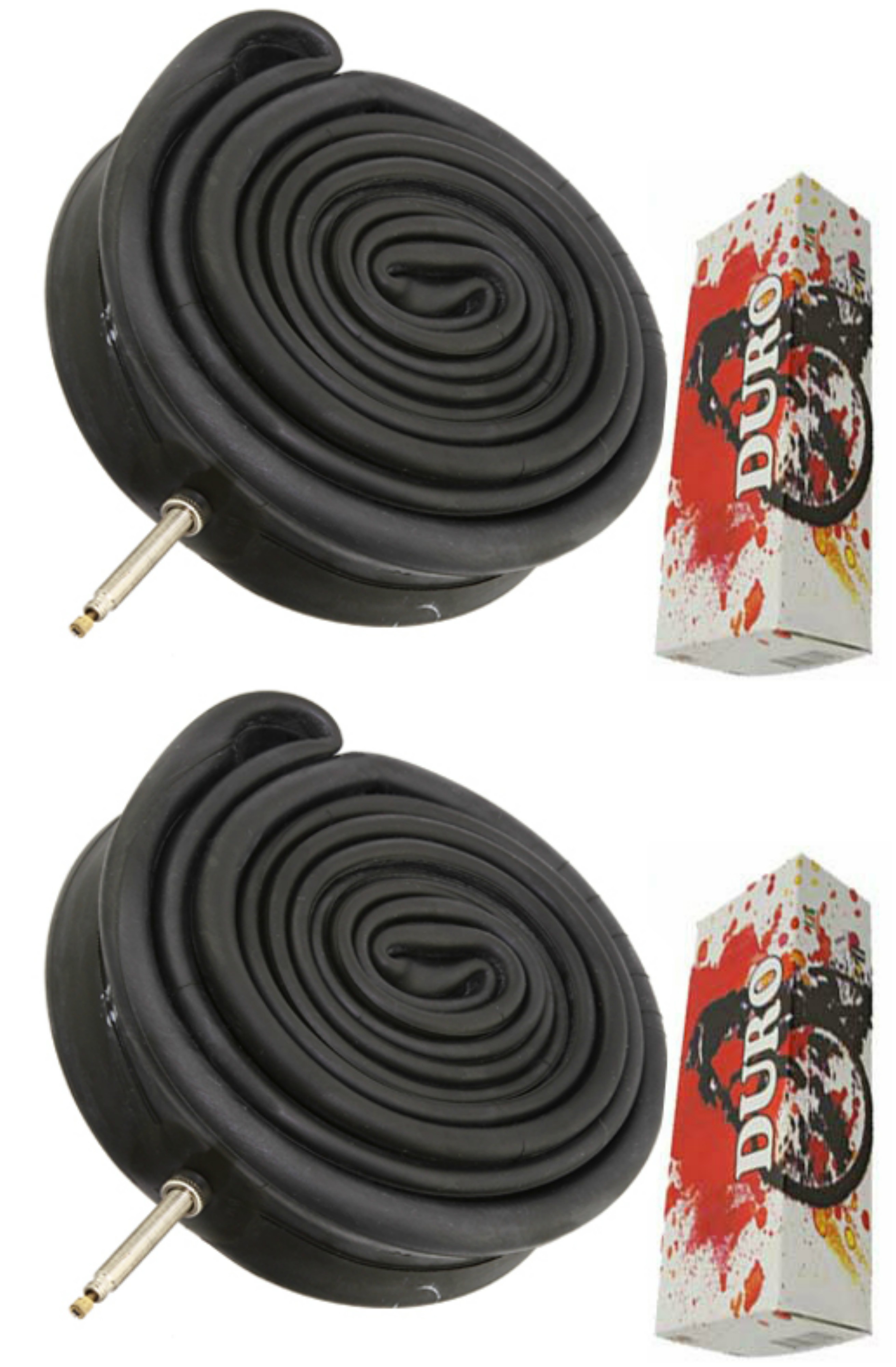 Lot De 4 Chambres à Air DURO 29" - Dimensions 1.95/2.125 - Valve Presta 48mm - Anticrevaison (Thorn Proof)